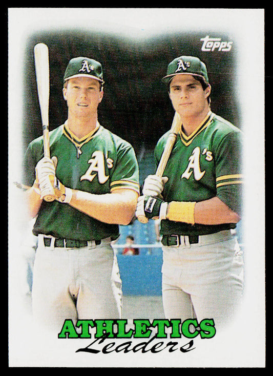 Athletics Leaders 1988 Topps #759 Oakland Athletics