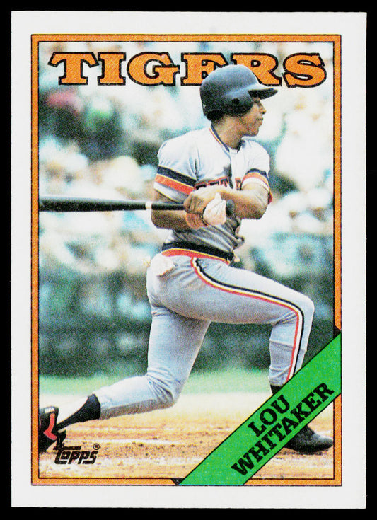 Lou Whitaker 1988 Topps #770 Detroit Tigers