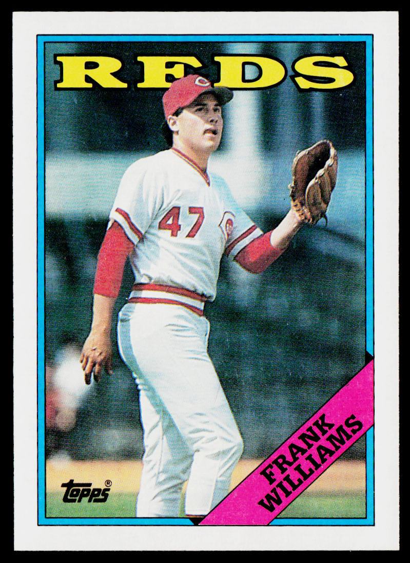 Frank Williams 1988 Topps #773 Cincinnati Reds