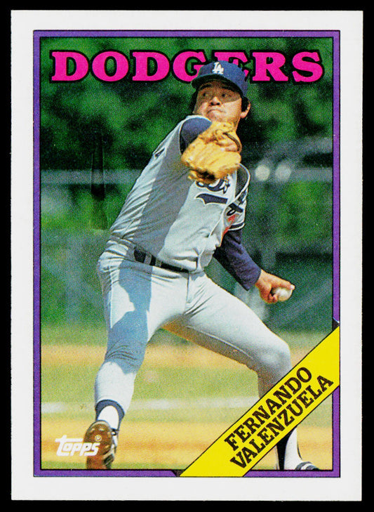 Fernando Valenzuela 1988 Topps #780 Los Angeles Dodgers