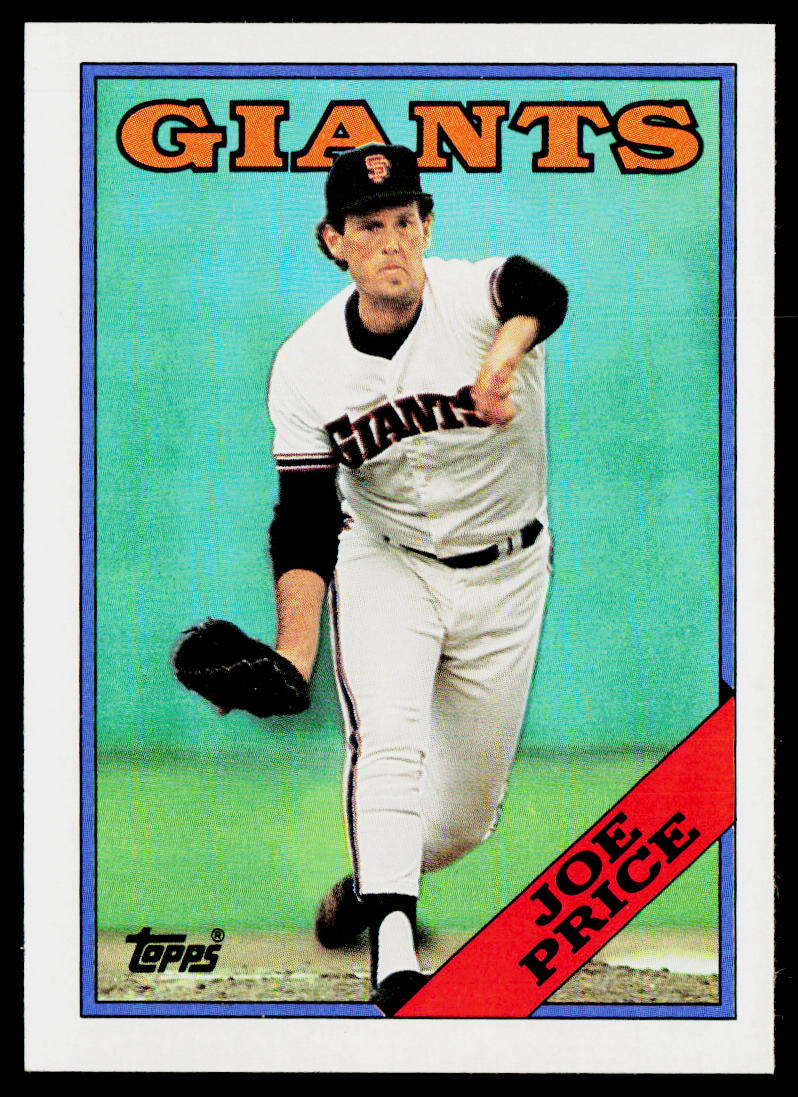 Joe Price 1988 Topps #786 San Francisco Giants