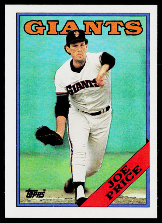 Joe Price 1988 Topps #786 San Francisco Giants