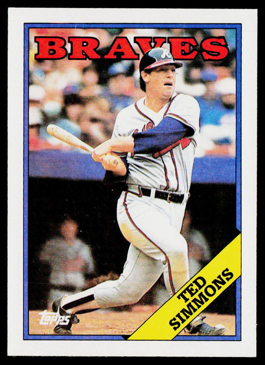 Ted Simmons 1988 Topps #791 Atlanta Braves