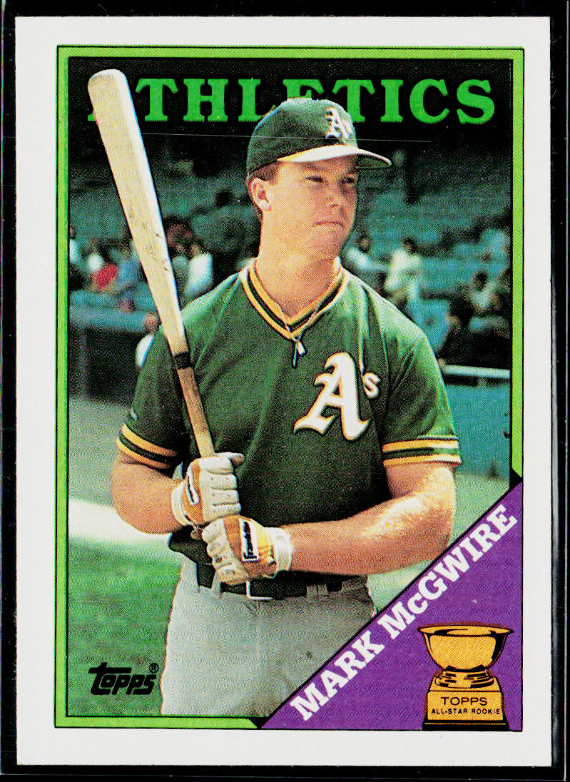 Mark McGwire 1988 Topps #580 Oakland Athletics