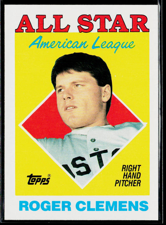 Roger Clemens 1988 Topps #394 Boston Red Sox