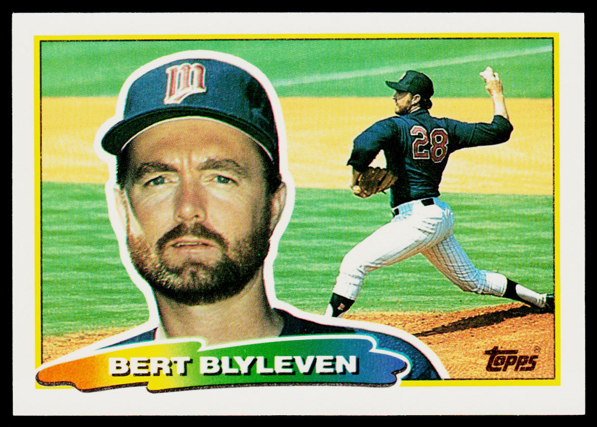 Bert Blyleven 1988 Topps Big #180b Minnesota Twins