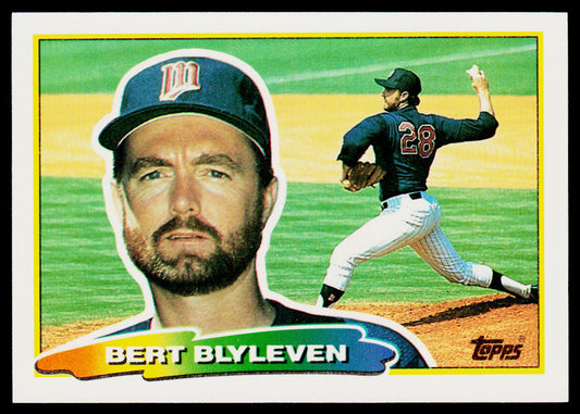 Bert Blyleven 1988 Topps Big #180b Minnesota Twins