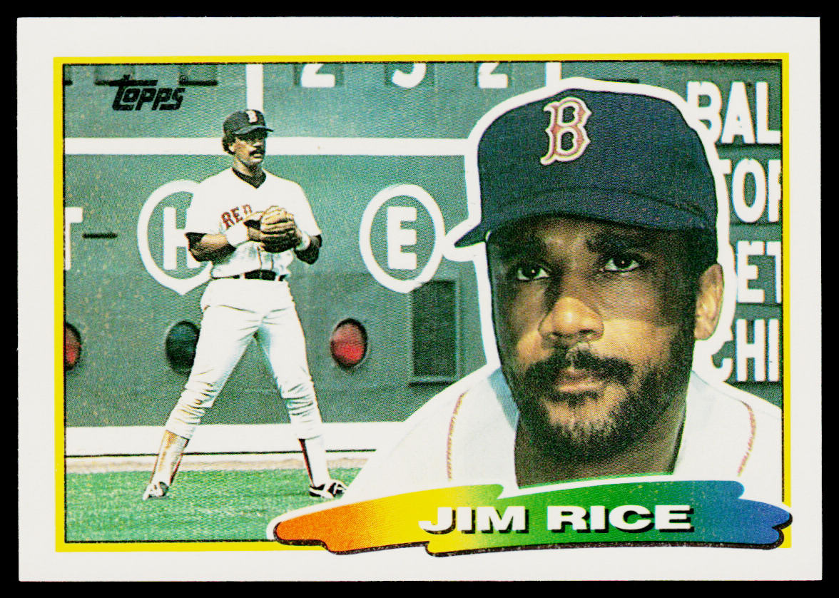 Jim Rice 1988 Topps Big #181 Boston Red Sox