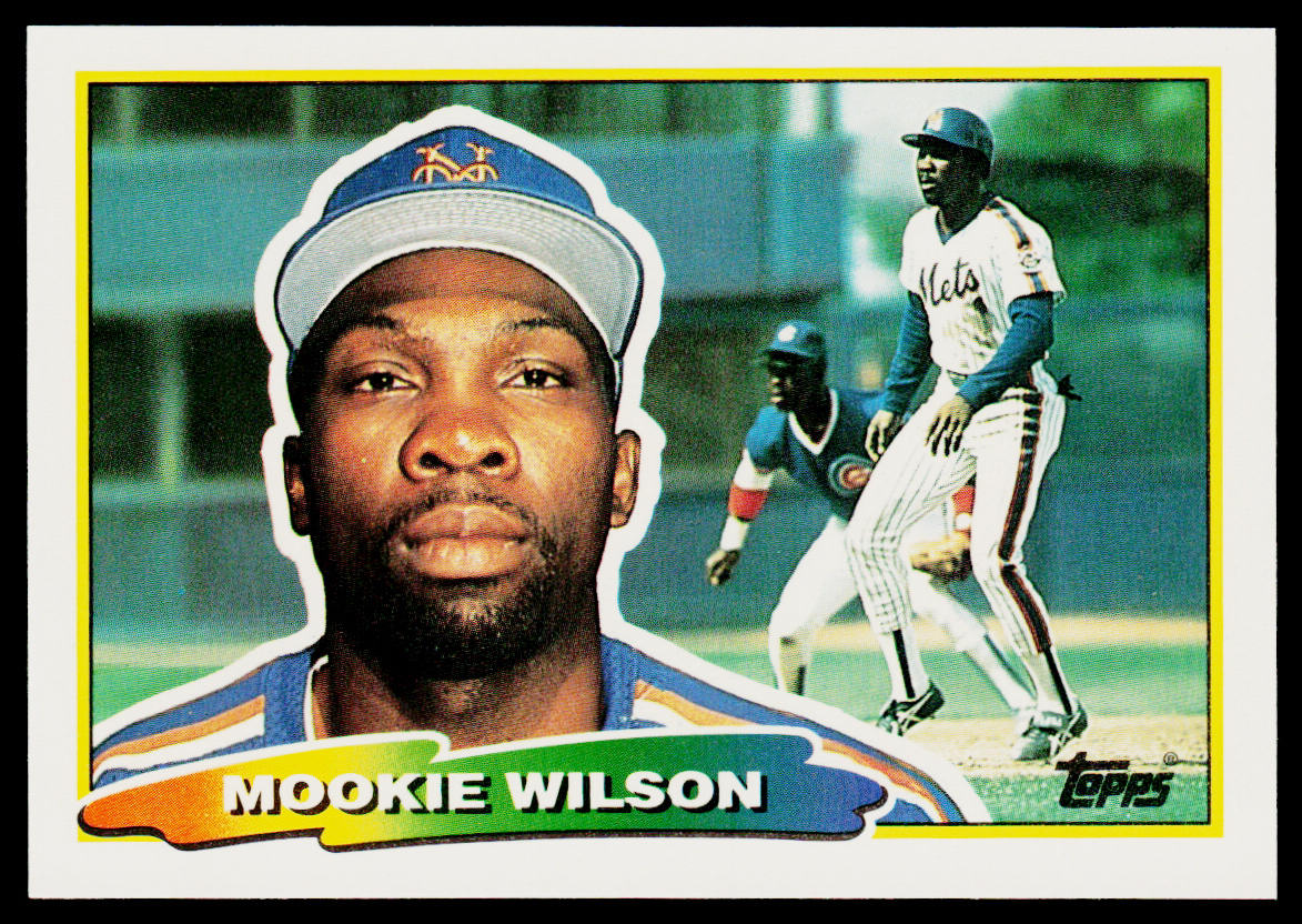 Mookie Wilson 1988 Topps Big #182 New York Mets