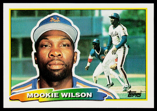 Mookie Wilson 1988 Topps Big #182 New York Mets