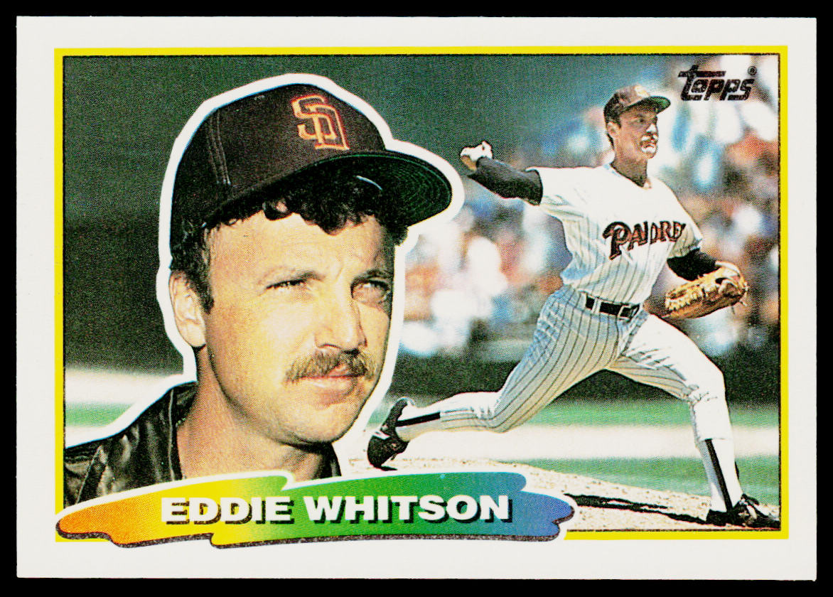 Eddie Whitson 1988 Topps Big #186a San Diego Padres