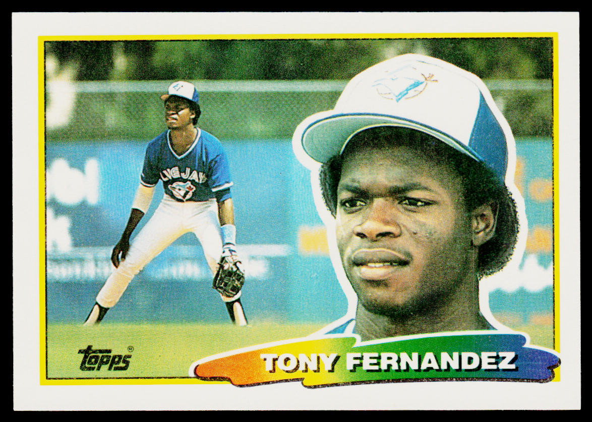 Tony Fernandez 1988 Topps Big #187 Toronto Blue Jays