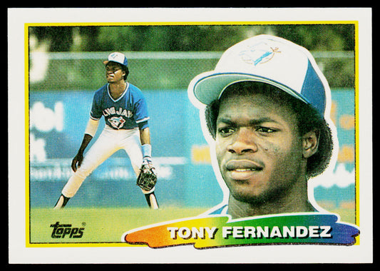 Tony Fernandez 1988 Topps Big #187 Toronto Blue Jays