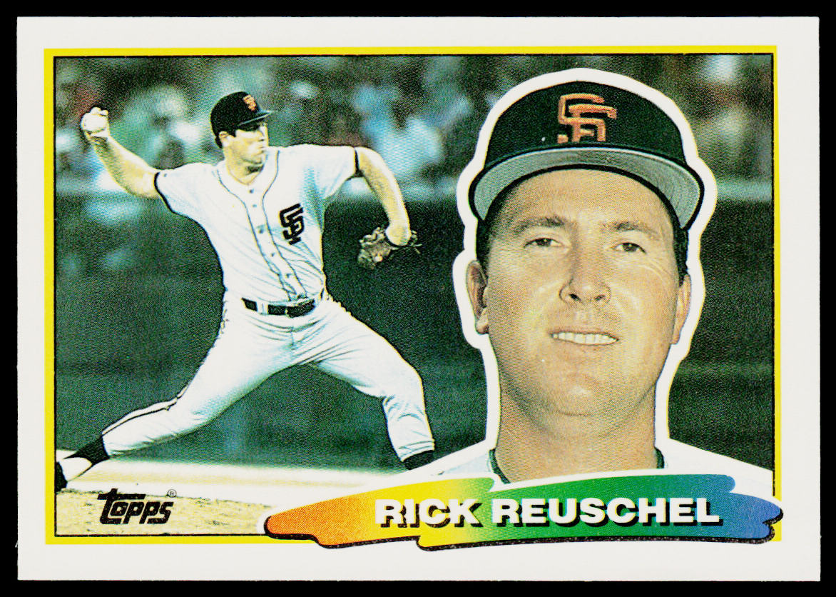 Rick Reuschel 1988 Topps Big #188b San Francisco Giants