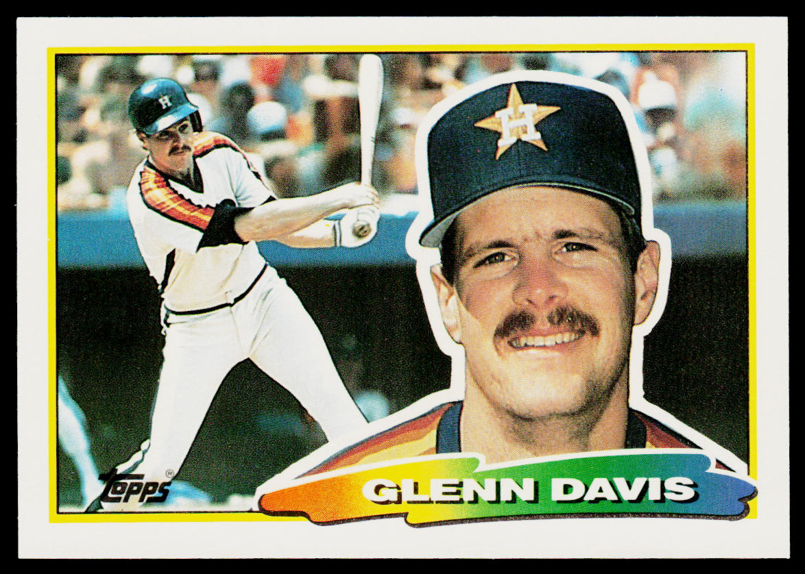 Glenn Davis 1988 Topps Big #192c Houston Astros