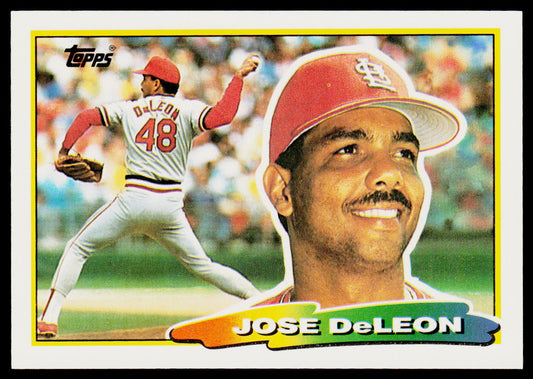 Jose DeLeon 1988 Topps Big #194 St. Louis Cardinals