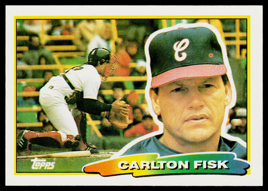 Carlton Fisk 1988 Topps Big #197a Chicago White Sox