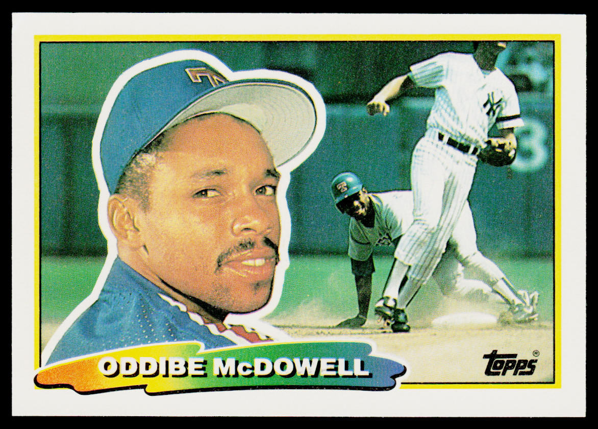 Oddibe McDowell 1988 Topps Big #198 Texas Rangers