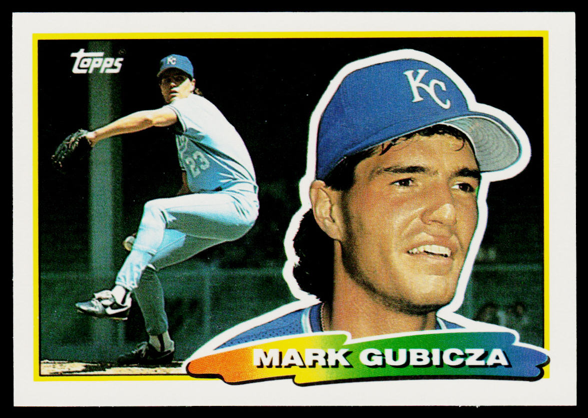 Mark Gubicza 1988 Topps Big #199 Kansas City Royals