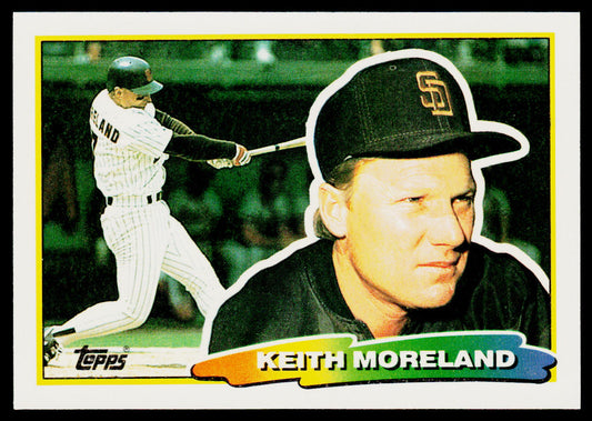 Keith Moreland 1988 Topps Big #207a San Diego Padres