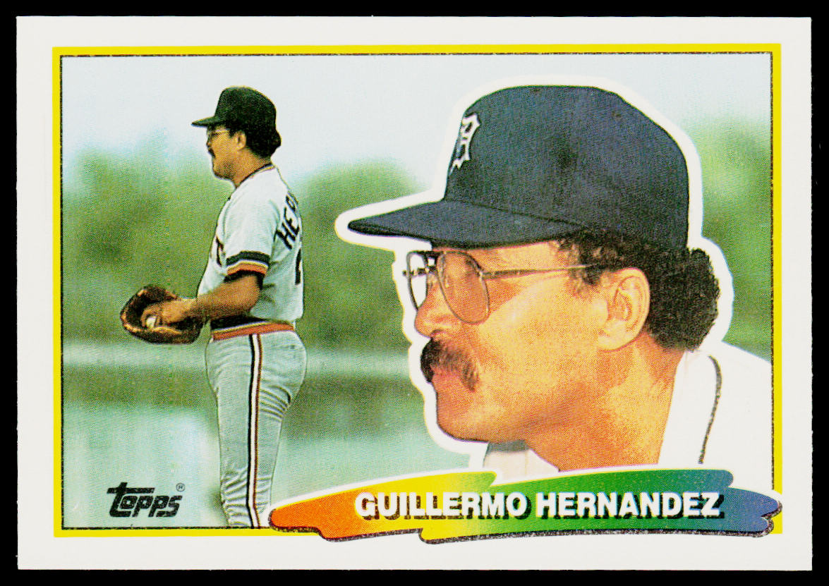 Guillermo Hernandez 1988 Topps Big #206 Detroit Tigers