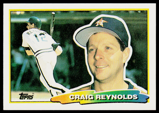 Craig Reynolds 1988 Topps Big #219b Houston Astros