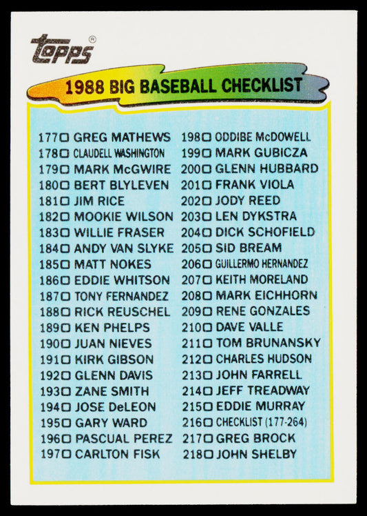 N/A 1988 Topps Big #216
