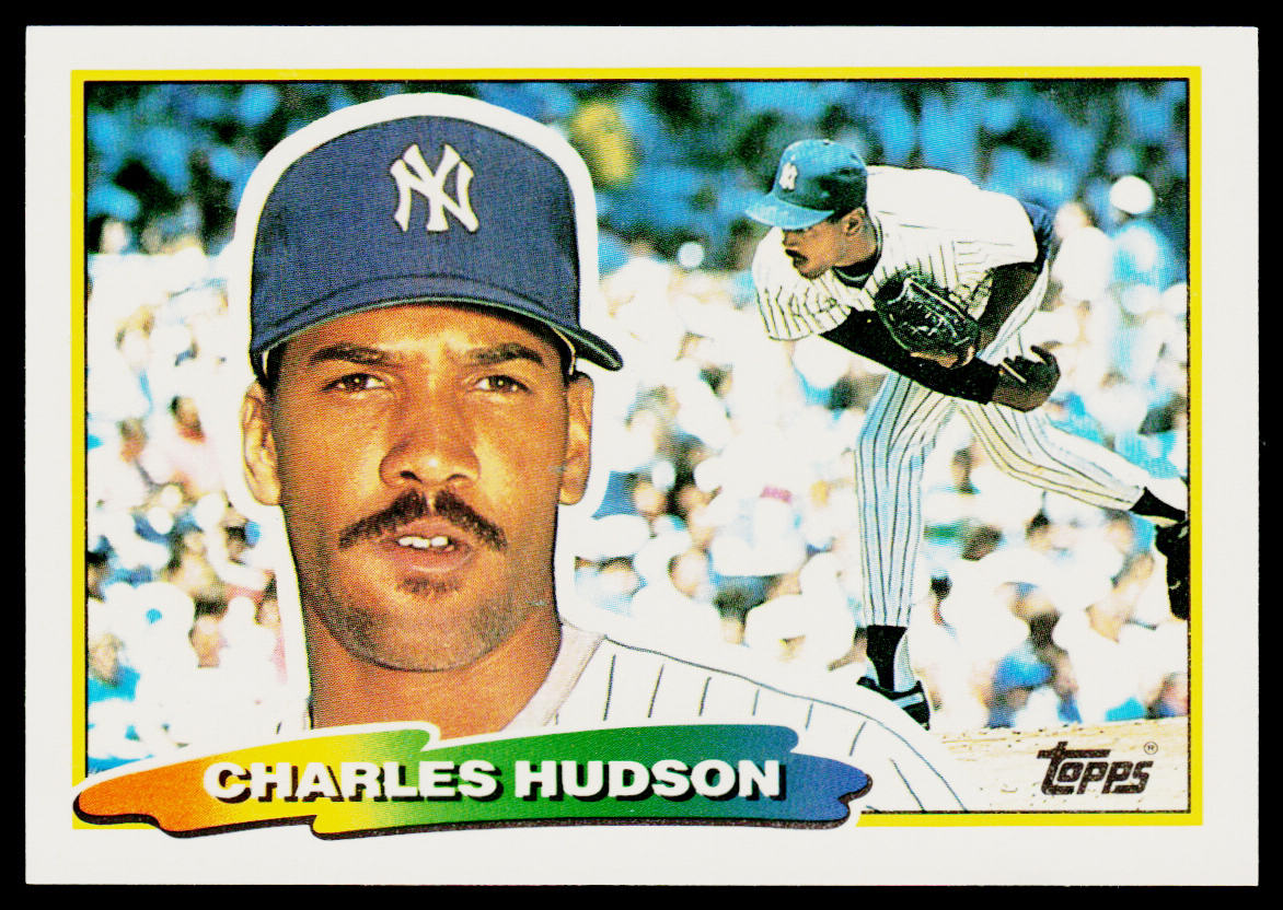 Charles Hudson 1988 Topps Big #212 New York Yankees