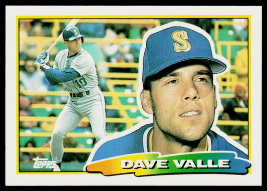 Dave Valle 1988 Topps Big #210a Seattle Mariners