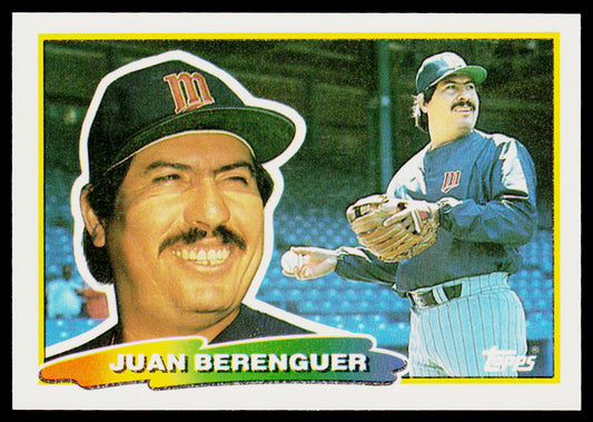 Juan Berenguer 1988 Topps Big #222a Minnesota Twins
