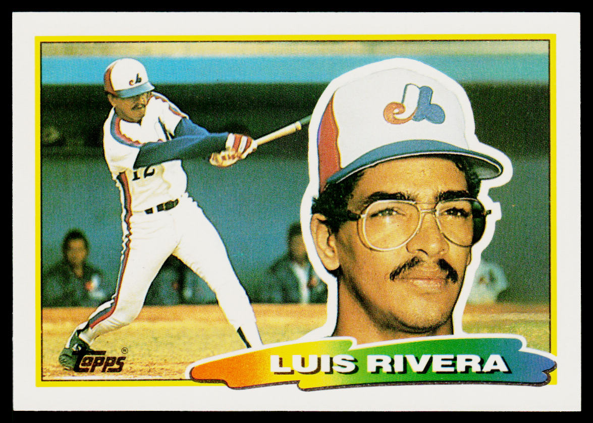 Luis Rivera 1988 Topps Big #223 Montreal Expos