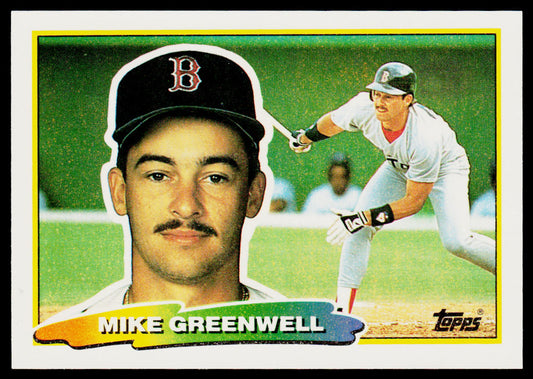 Mike Greenwell 1988 Topps Big #233b Boston Red Sox