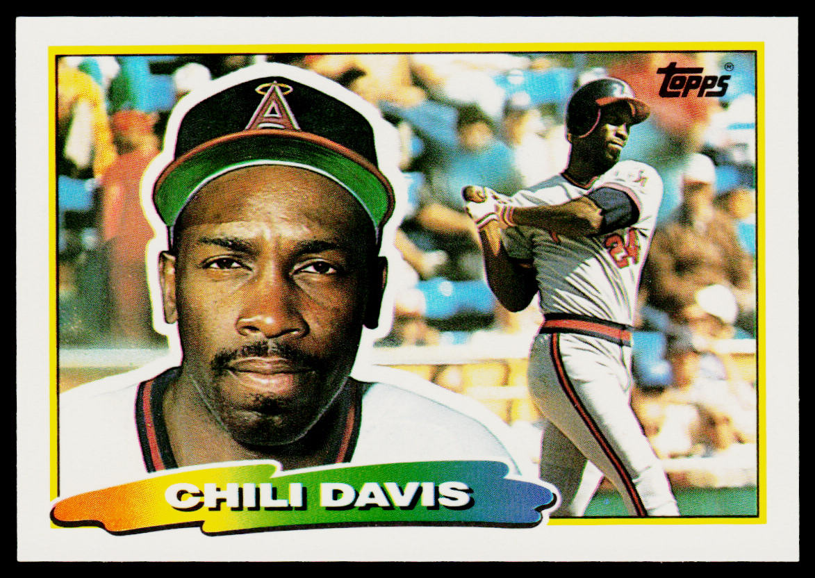 Chili Davis 1988 Topps Big #235a California Angels