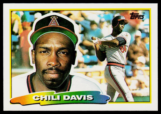 Chili Davis 1988 Topps Big #235a California Angels