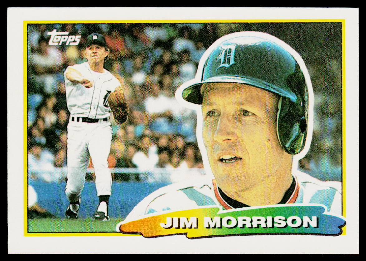 Jim Morrison 1988 Topps Big #237 Detroit Tigers