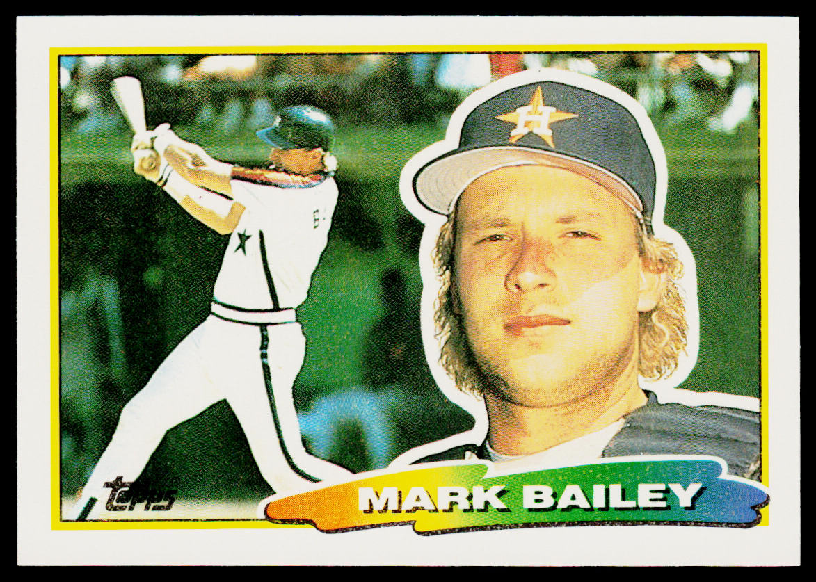 Mark Bailey 1988 Topps Big #248 Houston Astros