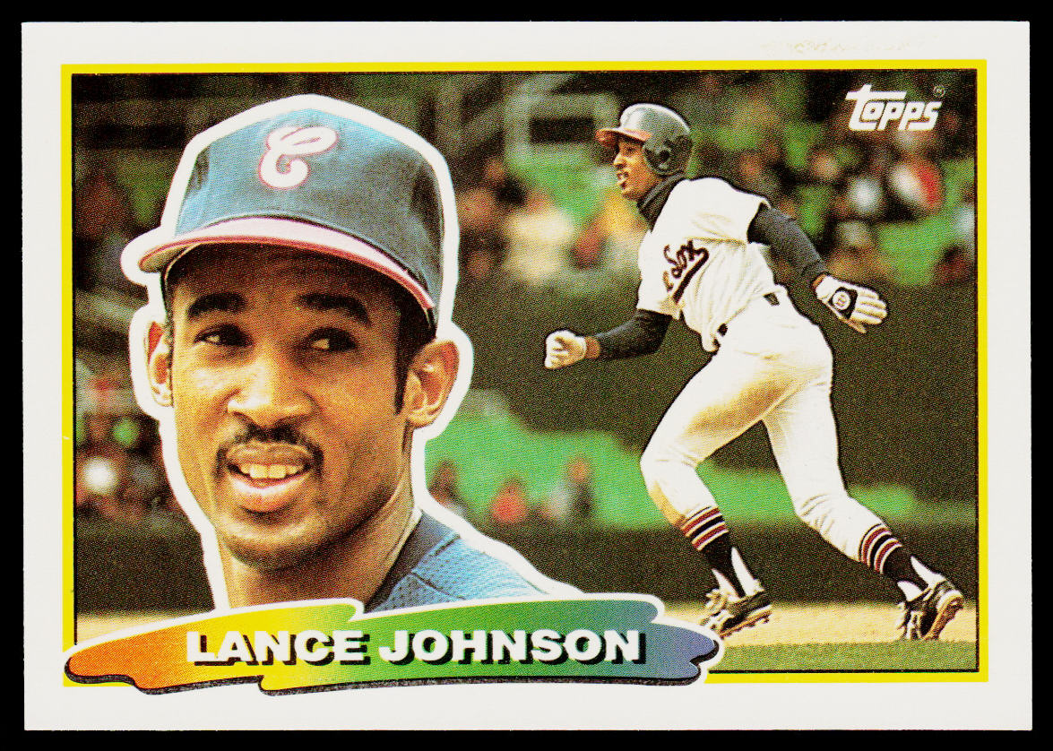 Lance Johnson 1988 Topps Big #251a Chicago White Sox