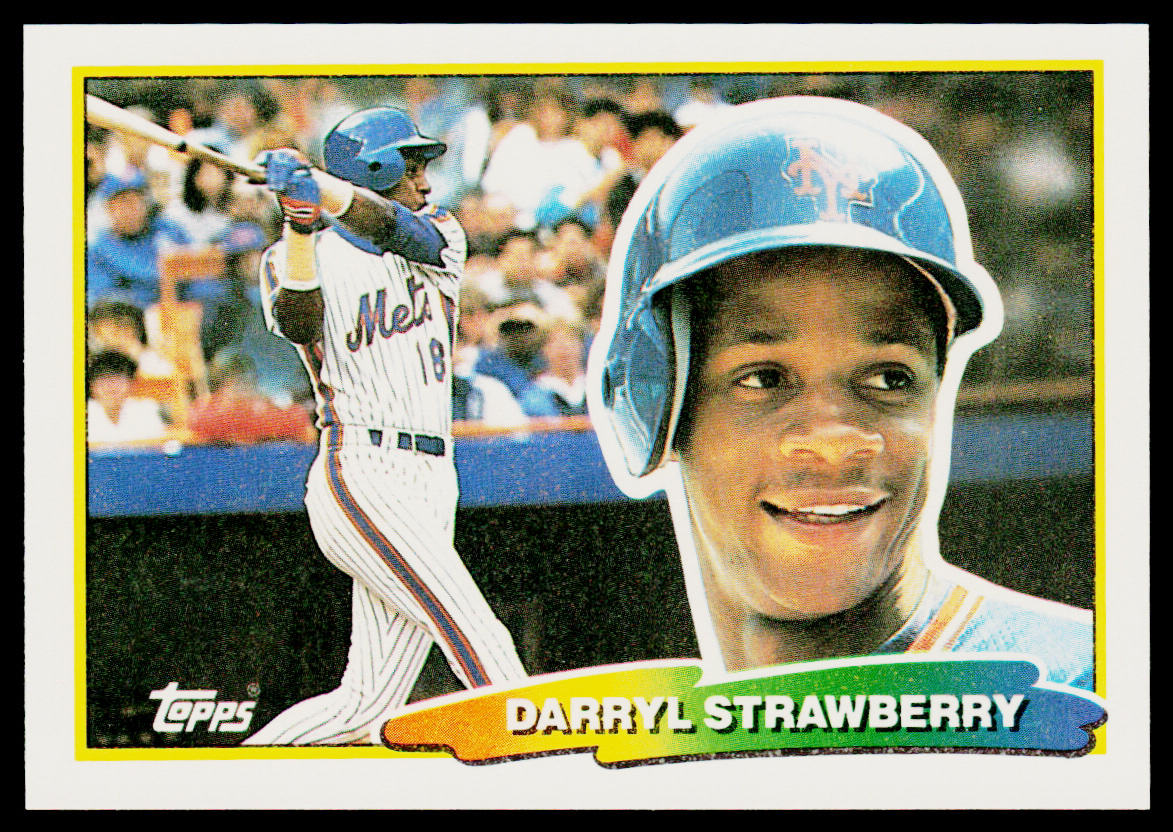 Darryl Strawberry 1988 Topps Big #253b New York Mets