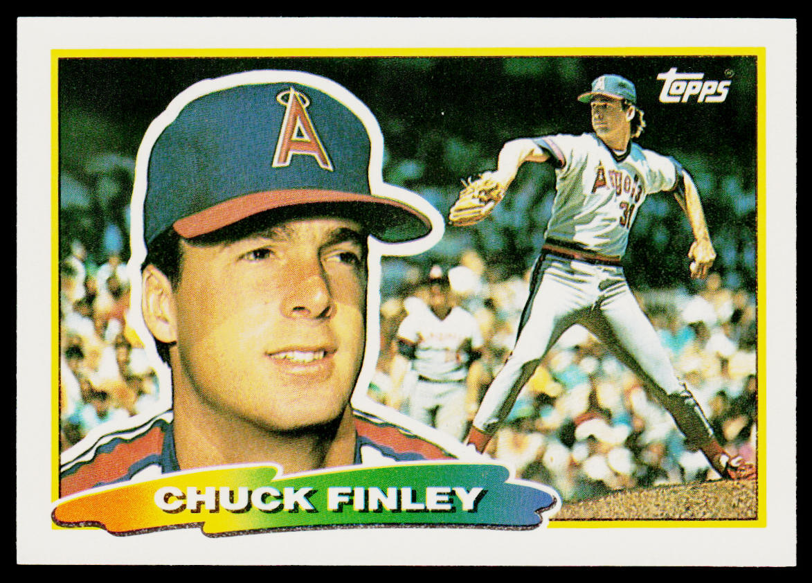 Chuck Finley 1988 Topps Big #254b California Angels