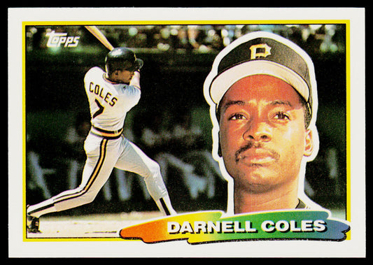 Darnell Coles 1988 Topps Big #255c Pittsburgh Pirates