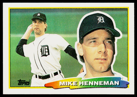 Mike Henneman 1988 Topps Big #256 Detroit Tigers