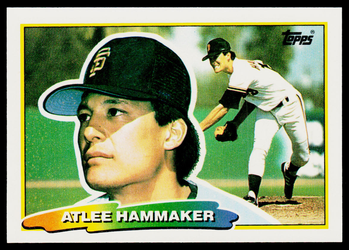 Atlee Hammaker 1988 Topps Big #259a San Francisco Giants
