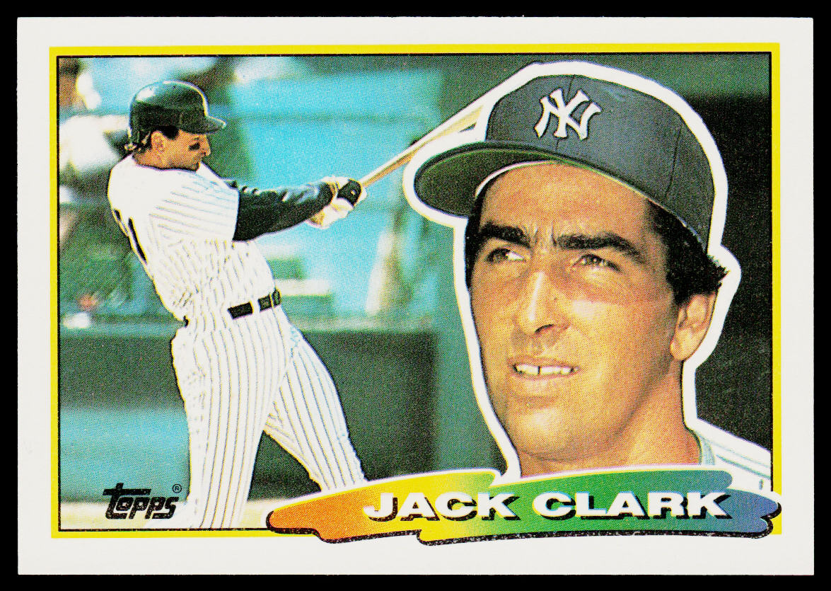 Jack Clark 1988 Topps Big #262 New York Yankees
