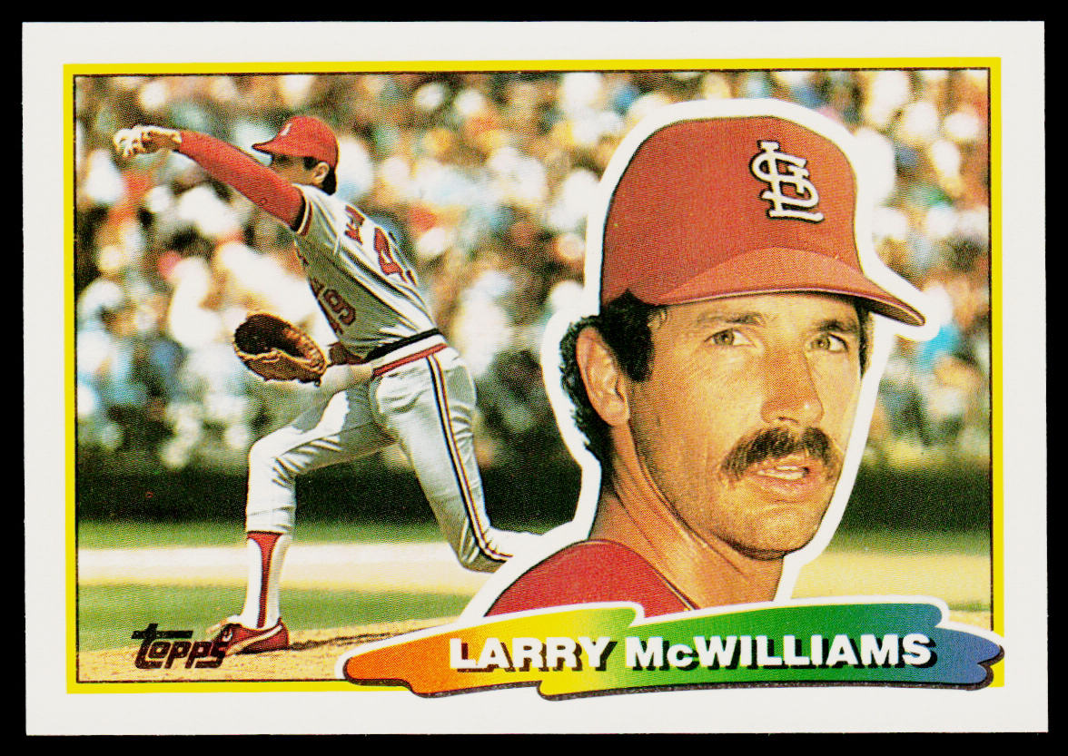 Larry McWilliams 1988 Topps Big #261b St. Louis Cardinals