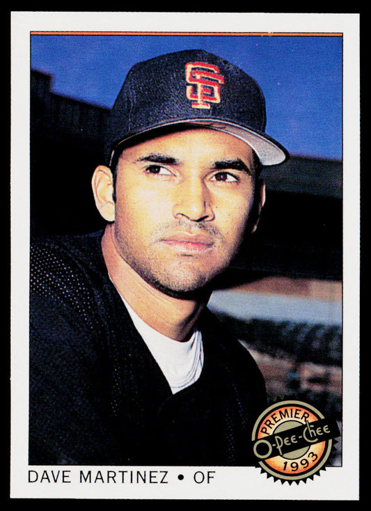 Dave Martinez 1993 O-Pee-Chee Premier #22 San Francisco Giants