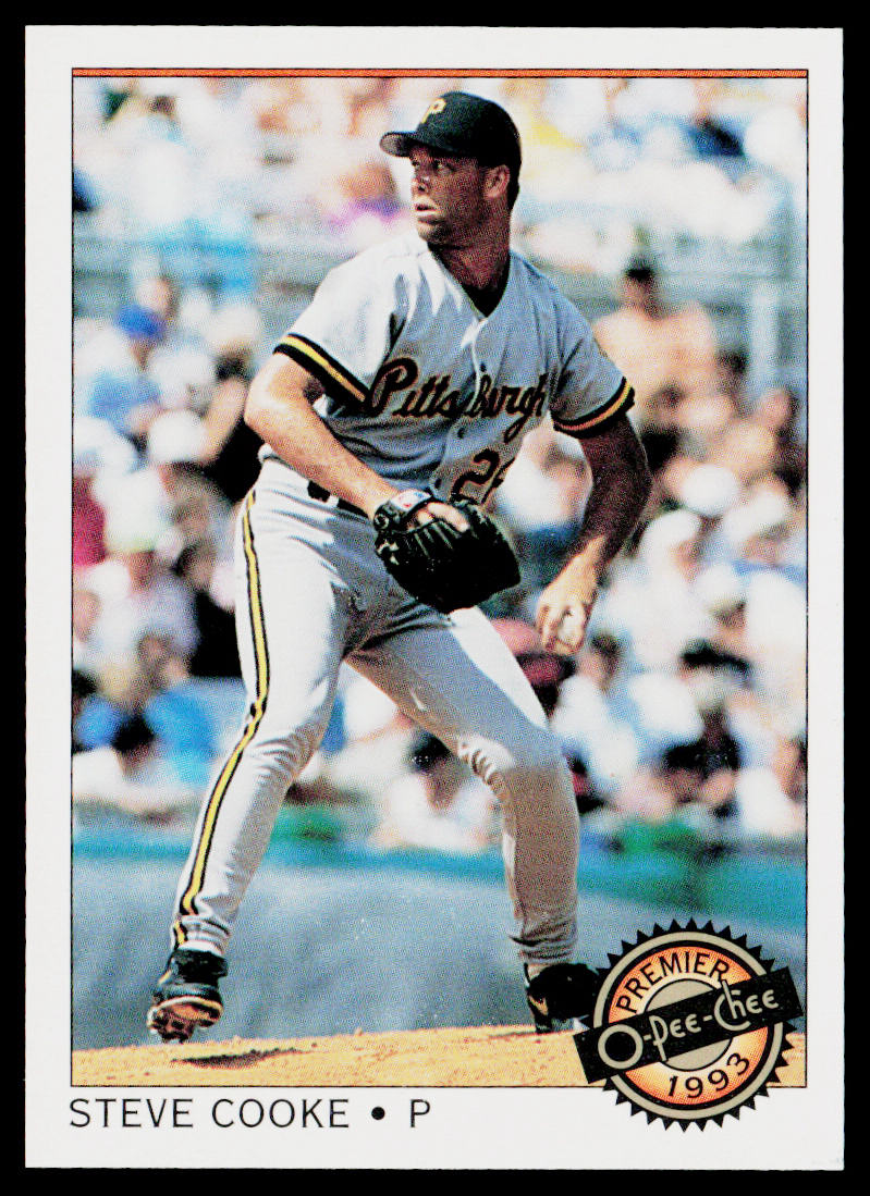 Steve Cooke 1993 O-Pee-Chee Premier #19 Pittsburgh Pirates