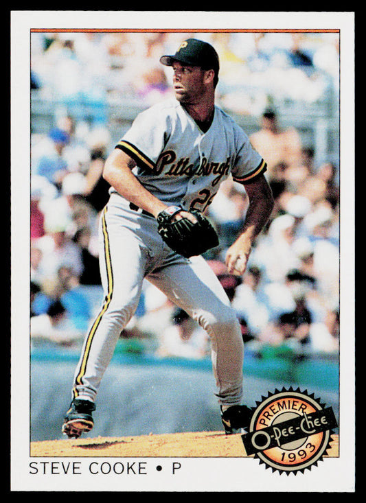 Steve Cooke 1993 O-Pee-Chee Premier #19 Pittsburgh Pirates