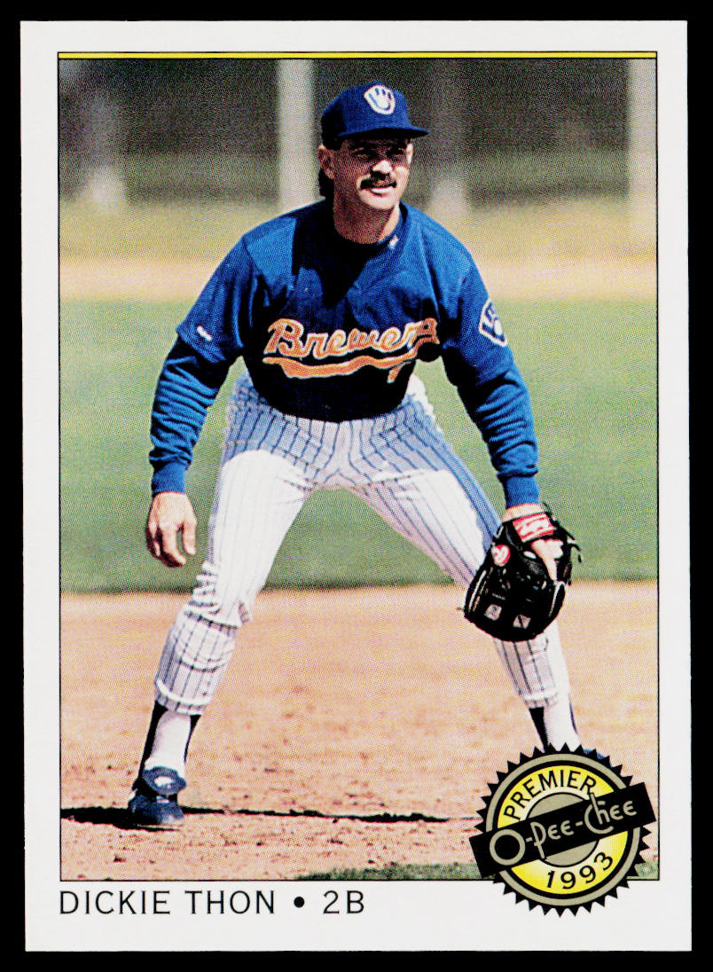 Dickie Thon 1993 O-Pee-Chee Premier #16 Milwaukee Brewers