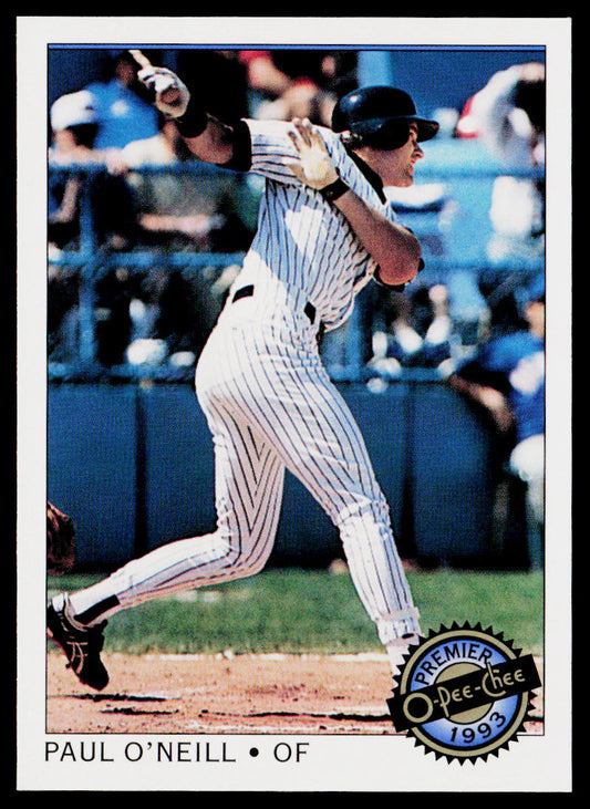 Paul O'Neill 1993 O-Pee-Chee Premier #14 New York Yankees