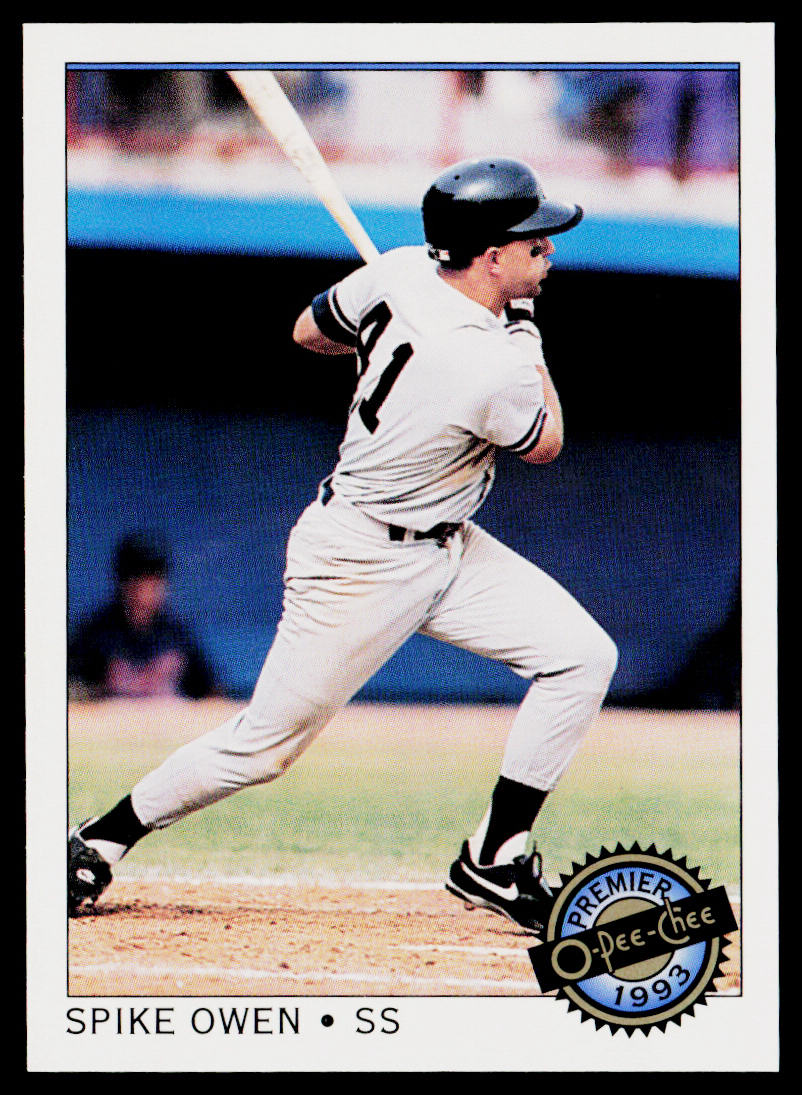 Spike Owen 1993 O-Pee-Chee Premier #8 New York Yankees